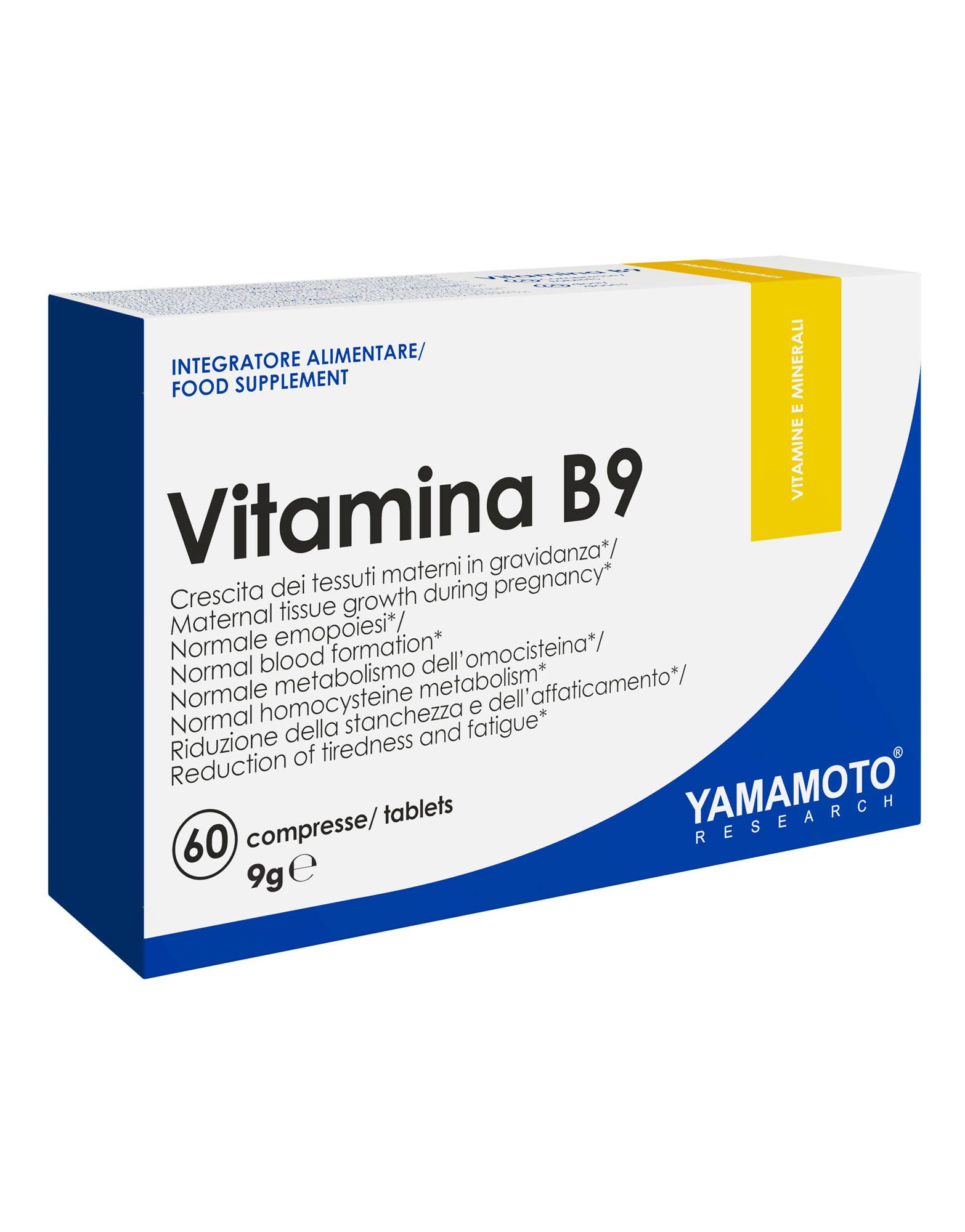 Vitamina B9 Acido folico 400mcg 60 compresse